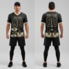 Custom Cream Black Football Jersey, Football Jersey Design
