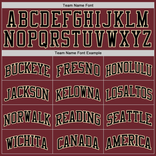 Custom Cream Burgundy Basketball Black Jersey, Customize Basketball Jersey