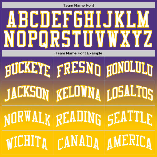 Custom Gold Purple Basketball White Jersey, Personalized Basketball Jersey