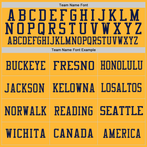 Custom Navy Gold Football Light Blue Jersey, Customized Football Jerseys