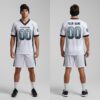 Custom White Black Panther Blue Mesh Drift Fashion Football Jersey, Cool Basketball Jersey Designs