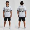 Custom White Black Vegas Gold Mesh Drift Fashion Football Jersey, Design My Own Basketball Jersey
