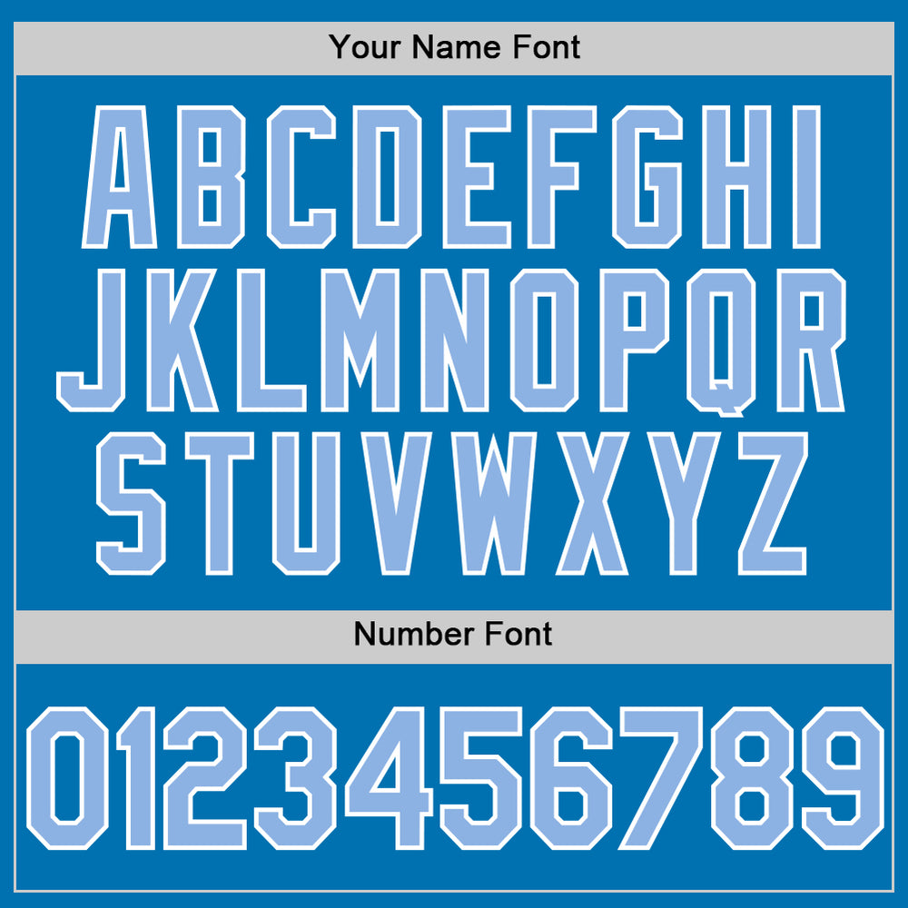 Custom White Blue Baseball Light Blue Jersey, Design Baseball Uniforms